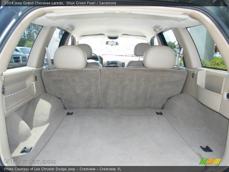 Onyx Green Pearl / Sandstone 2004 Jeep Grand Cherokee Laredo