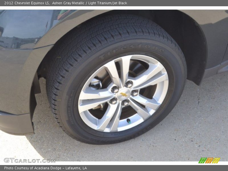 Ashen Gray Metallic / Light Titanium/Jet Black 2012 Chevrolet Equinox LS