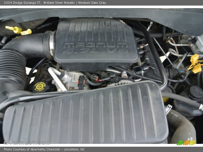 Brilliant Silver Metallic / Medium Slate Gray 2004 Dodge Durango ST