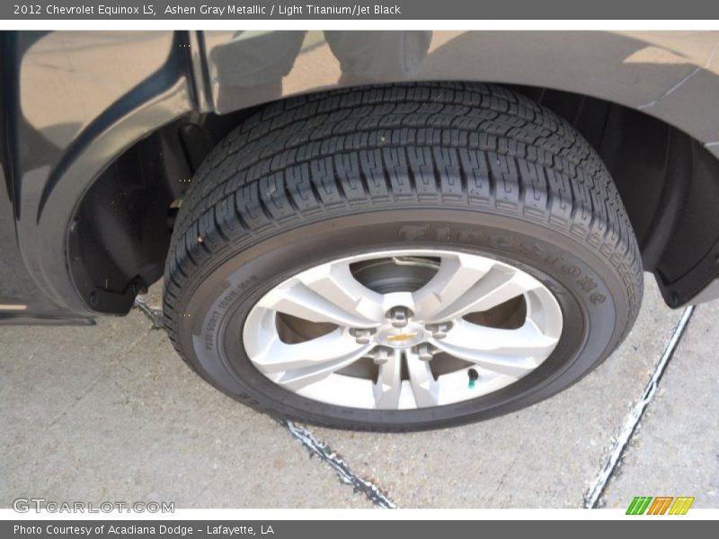 Ashen Gray Metallic / Light Titanium/Jet Black 2012 Chevrolet Equinox LS