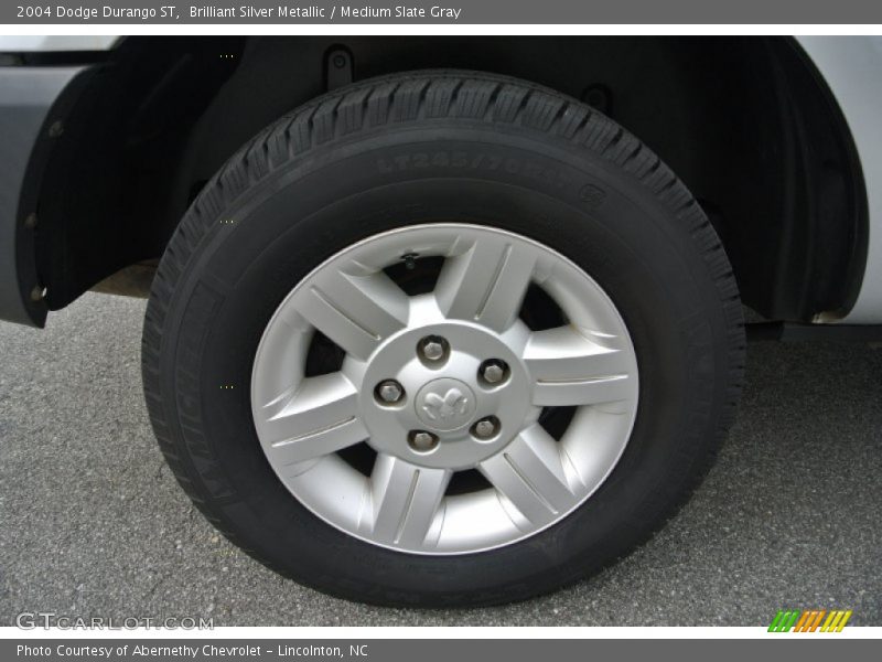 Brilliant Silver Metallic / Medium Slate Gray 2004 Dodge Durango ST