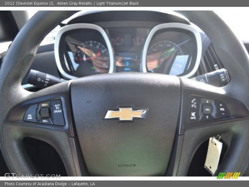 Ashen Gray Metallic / Light Titanium/Jet Black 2012 Chevrolet Equinox LS