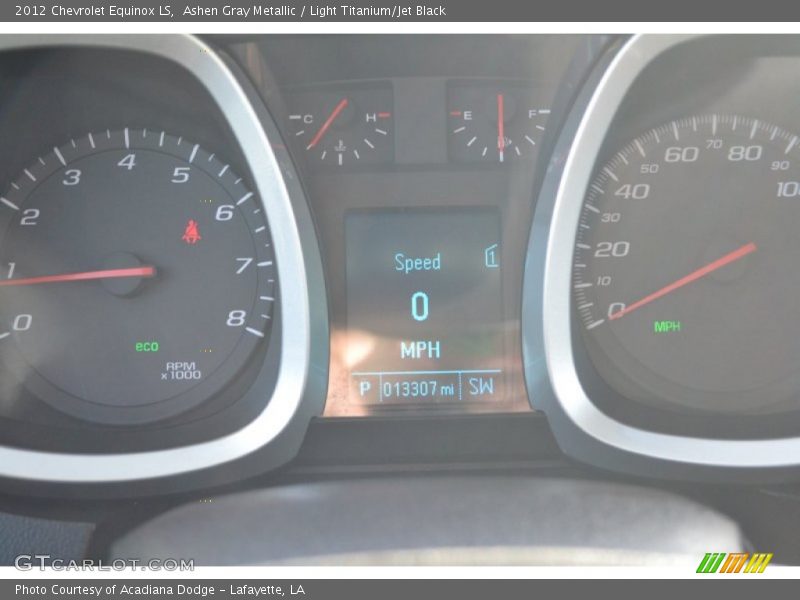 Ashen Gray Metallic / Light Titanium/Jet Black 2012 Chevrolet Equinox LS