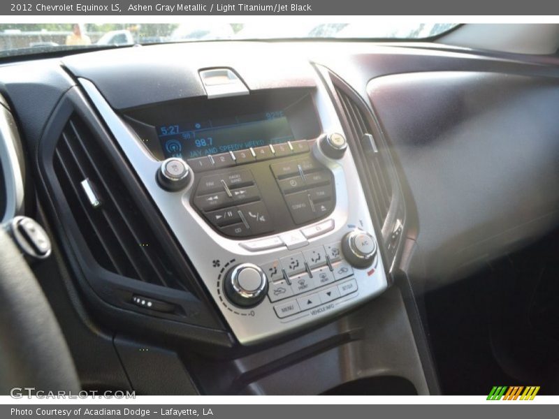Ashen Gray Metallic / Light Titanium/Jet Black 2012 Chevrolet Equinox LS