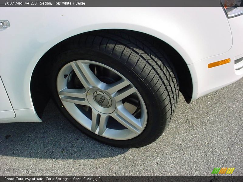 Ibis White / Beige 2007 Audi A4 2.0T Sedan