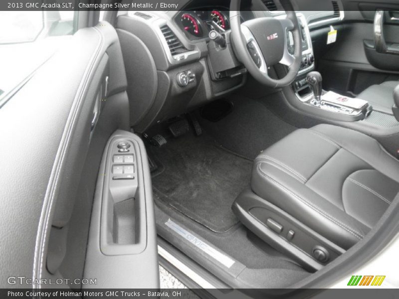Champagne Silver Metallic / Ebony 2013 GMC Acadia SLT