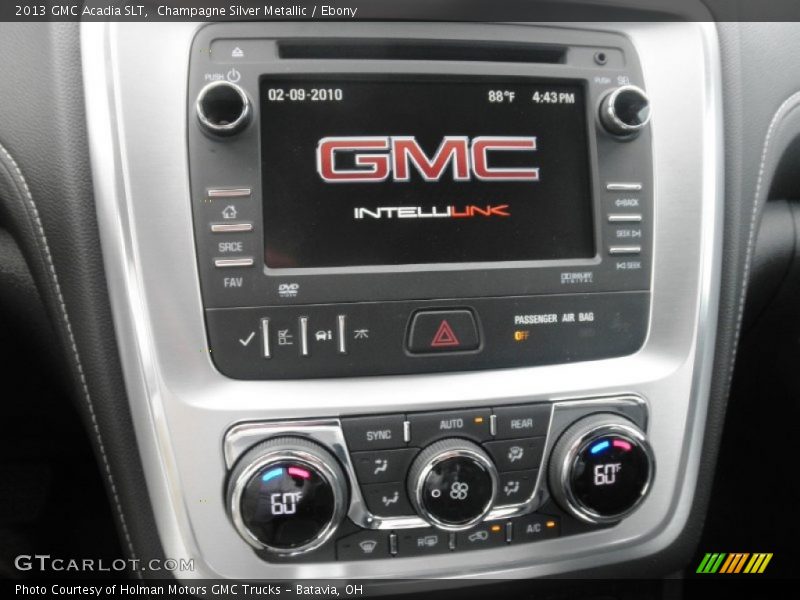 Champagne Silver Metallic / Ebony 2013 GMC Acadia SLT