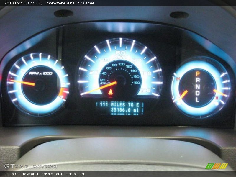 Smokestone Metallic / Camel 2010 Ford Fusion SEL