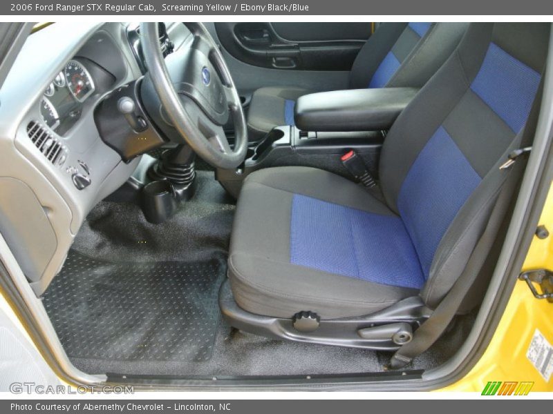  2006 Ranger STX Regular Cab Ebony Black/Blue Interior