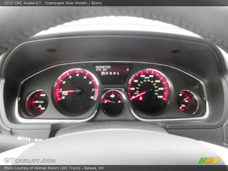 Champagne Silver Metallic / Ebony 2013 GMC Acadia SLT
