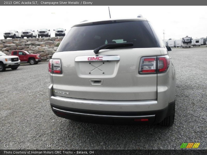 Champagne Silver Metallic / Ebony 2013 GMC Acadia SLT