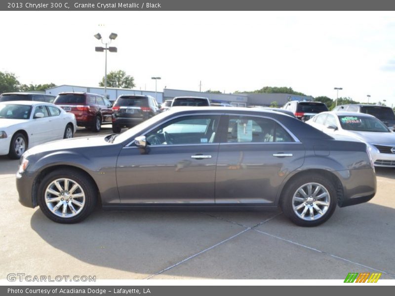 Granite Crystal Metallic / Black 2013 Chrysler 300 C