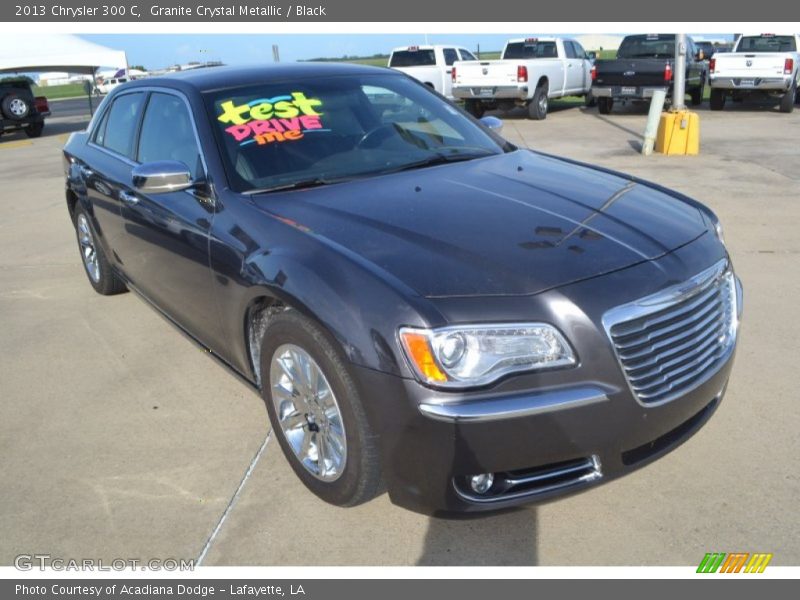 Granite Crystal Metallic / Black 2013 Chrysler 300 C