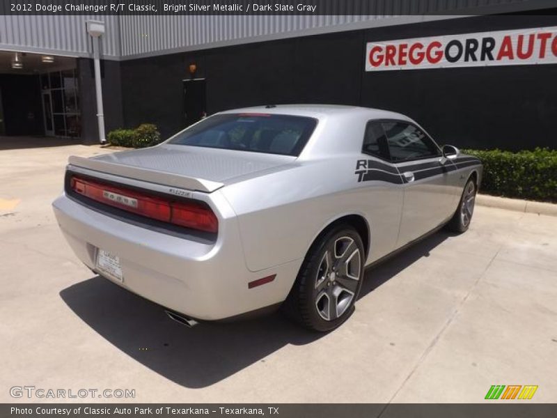 Bright Silver Metallic / Dark Slate Gray 2012 Dodge Challenger R/T Classic