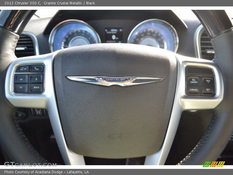 Granite Crystal Metallic / Black 2013 Chrysler 300 C