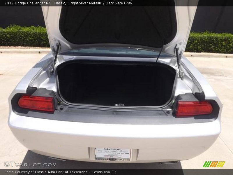 Bright Silver Metallic / Dark Slate Gray 2012 Dodge Challenger R/T Classic
