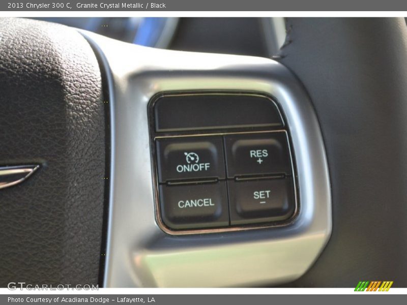 Granite Crystal Metallic / Black 2013 Chrysler 300 C