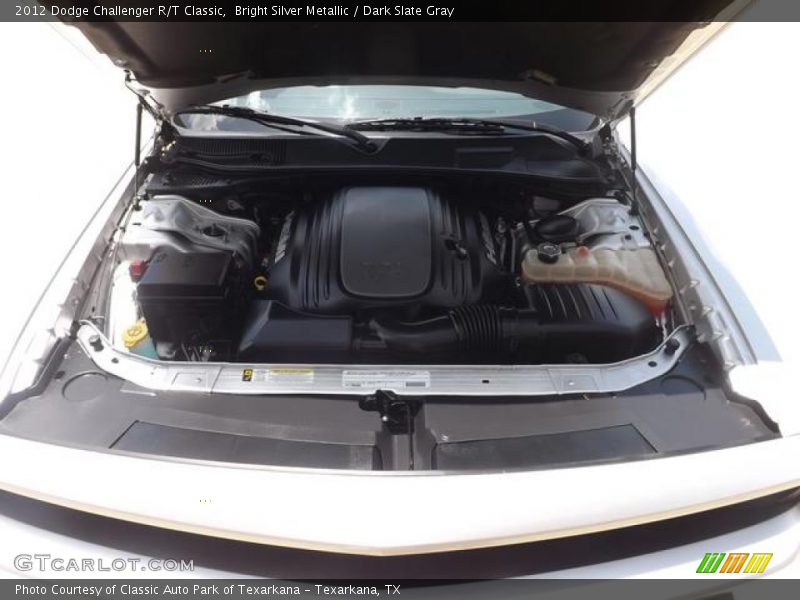 Bright Silver Metallic / Dark Slate Gray 2012 Dodge Challenger R/T Classic