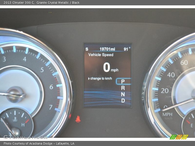Granite Crystal Metallic / Black 2013 Chrysler 300 C