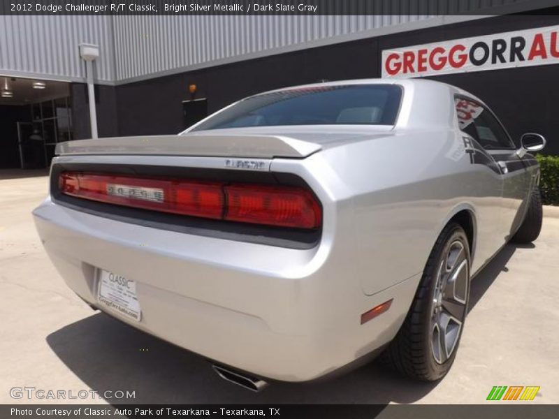 Bright Silver Metallic / Dark Slate Gray 2012 Dodge Challenger R/T Classic