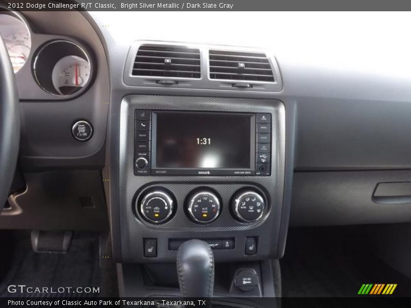 Bright Silver Metallic / Dark Slate Gray 2012 Dodge Challenger R/T Classic