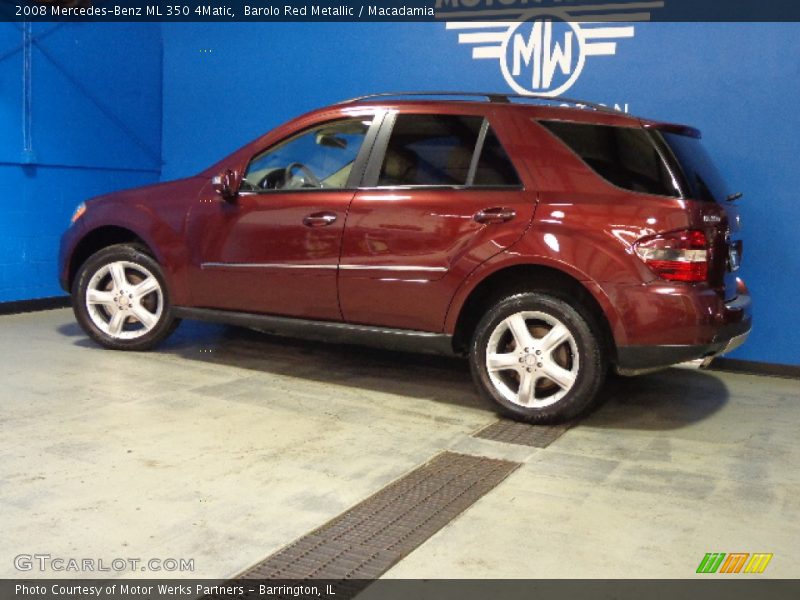 Barolo Red Metallic / Macadamia 2008 Mercedes-Benz ML 350 4Matic