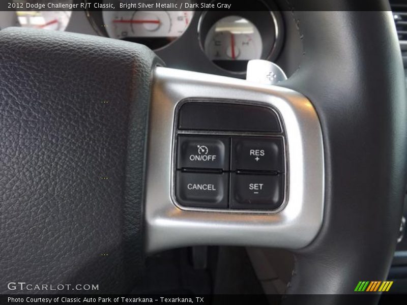 Bright Silver Metallic / Dark Slate Gray 2012 Dodge Challenger R/T Classic