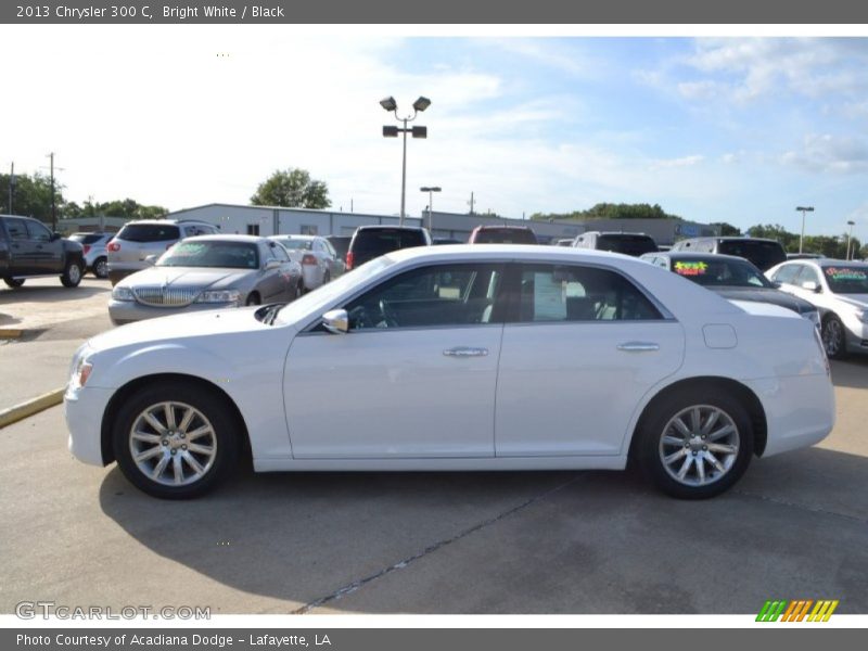 Bright White / Black 2013 Chrysler 300 C