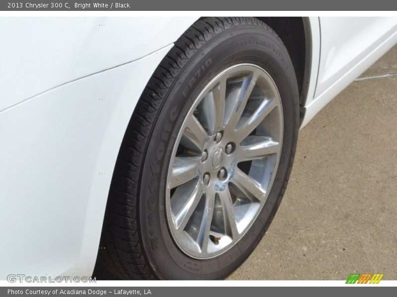 Bright White / Black 2013 Chrysler 300 C