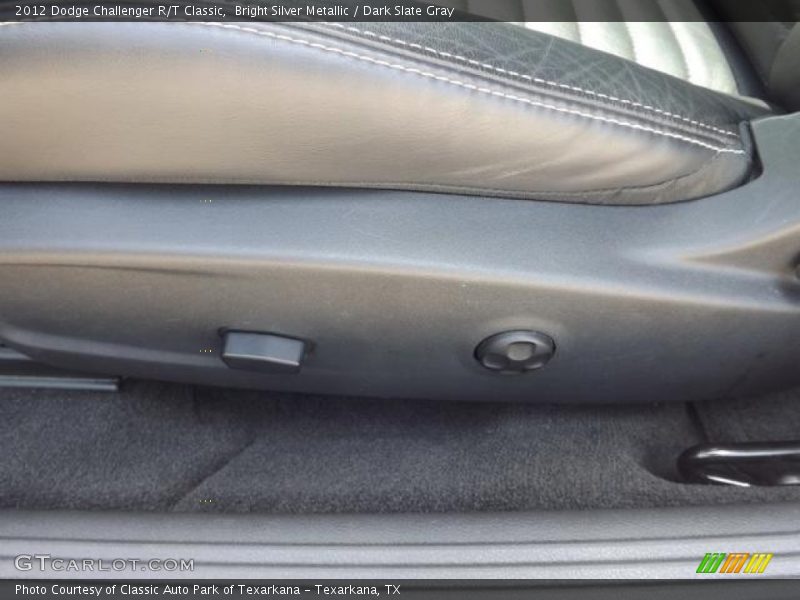 Bright Silver Metallic / Dark Slate Gray 2012 Dodge Challenger R/T Classic