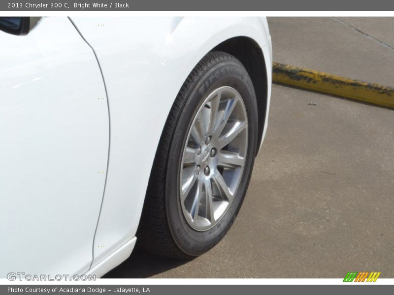 Bright White / Black 2013 Chrysler 300 C