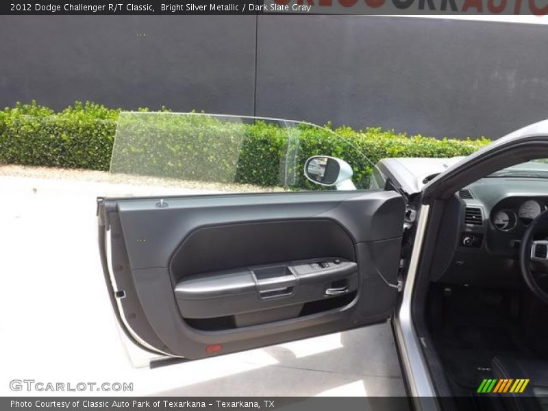 Bright Silver Metallic / Dark Slate Gray 2012 Dodge Challenger R/T Classic