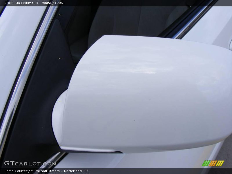 White / Gray 2006 Kia Optima LX