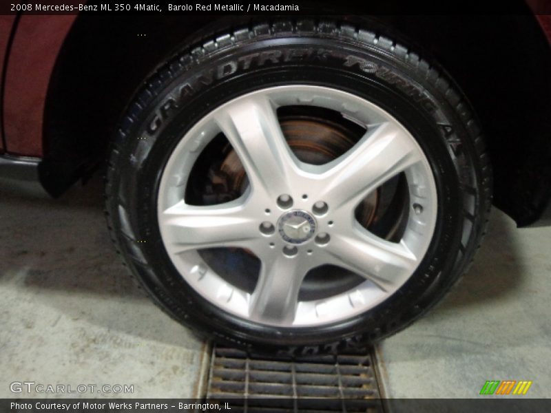 Barolo Red Metallic / Macadamia 2008 Mercedes-Benz ML 350 4Matic