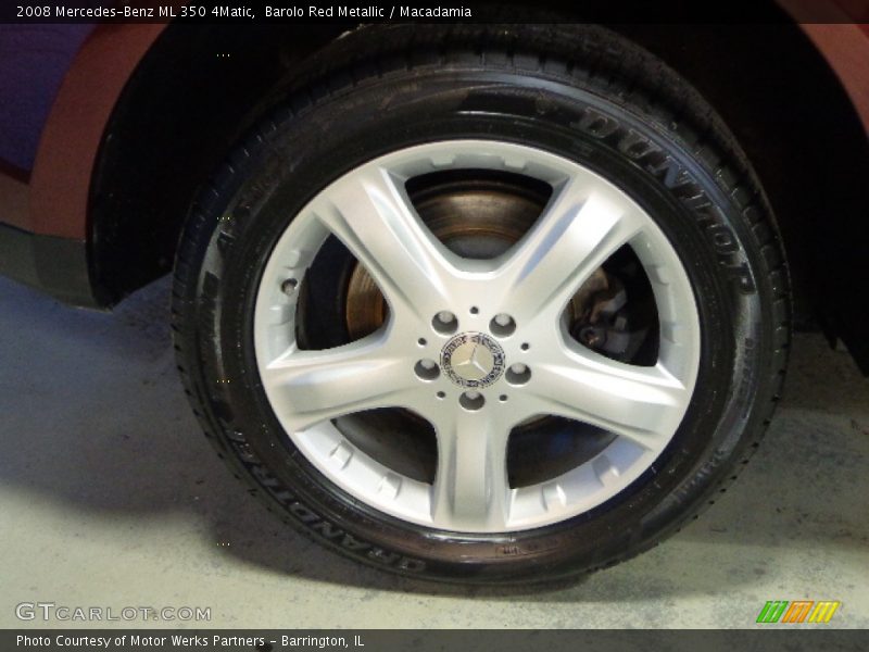 Barolo Red Metallic / Macadamia 2008 Mercedes-Benz ML 350 4Matic