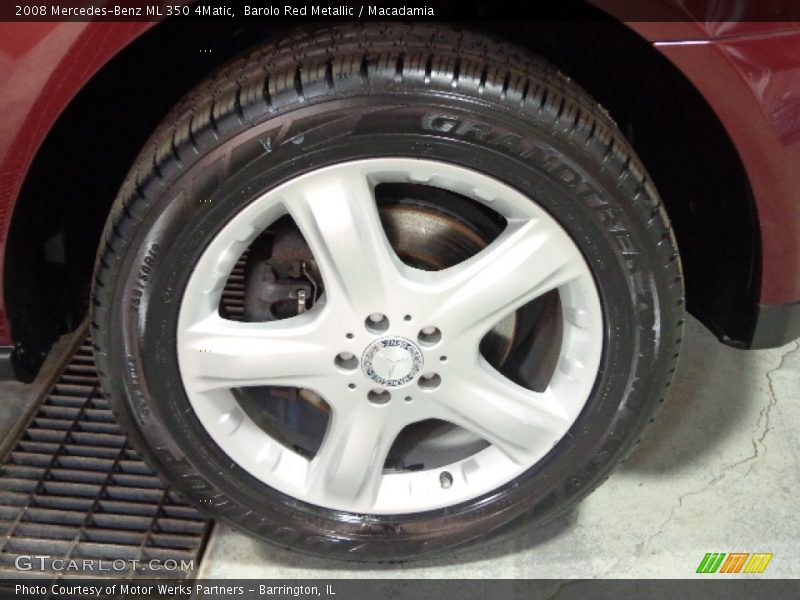 Barolo Red Metallic / Macadamia 2008 Mercedes-Benz ML 350 4Matic