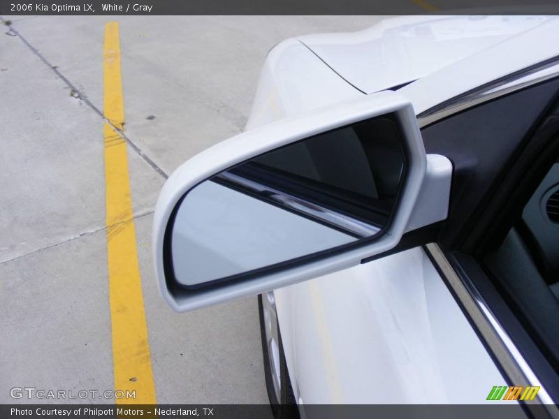 White / Gray 2006 Kia Optima LX