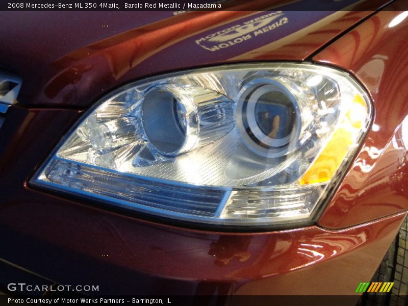Barolo Red Metallic / Macadamia 2008 Mercedes-Benz ML 350 4Matic