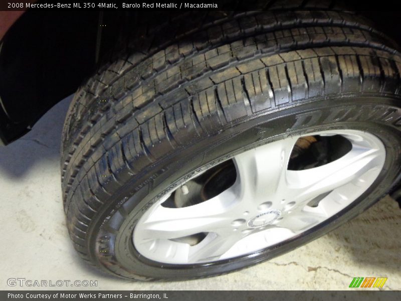 Barolo Red Metallic / Macadamia 2008 Mercedes-Benz ML 350 4Matic