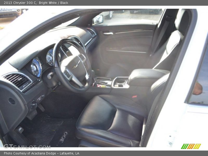 Bright White / Black 2013 Chrysler 300 C