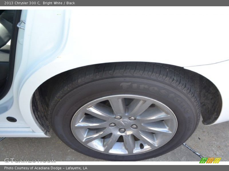 Bright White / Black 2013 Chrysler 300 C