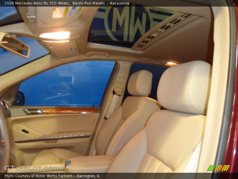 Barolo Red Metallic / Macadamia 2008 Mercedes-Benz ML 350 4Matic
