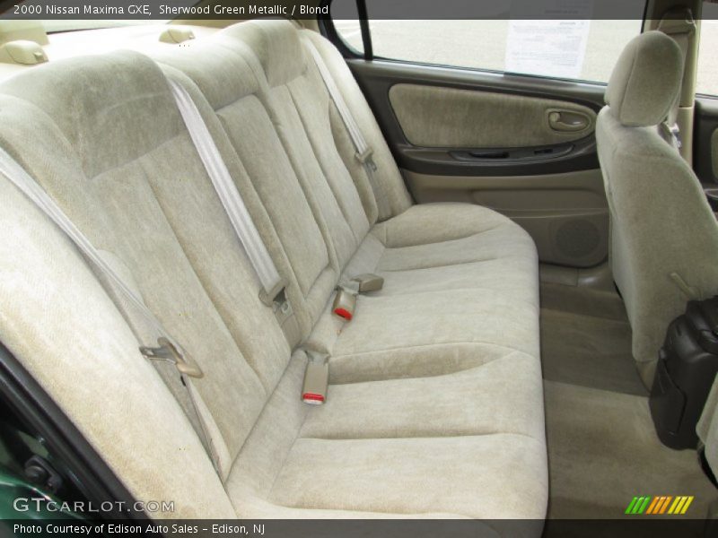 Rear Seat of 2000 Maxima GXE