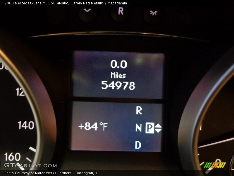 Barolo Red Metallic / Macadamia 2008 Mercedes-Benz ML 350 4Matic