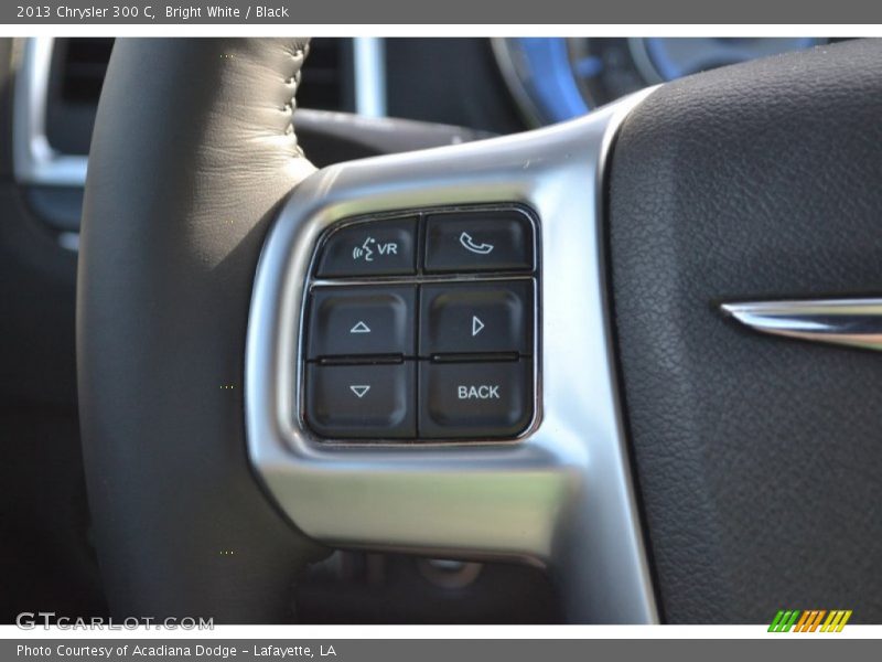 Bright White / Black 2013 Chrysler 300 C