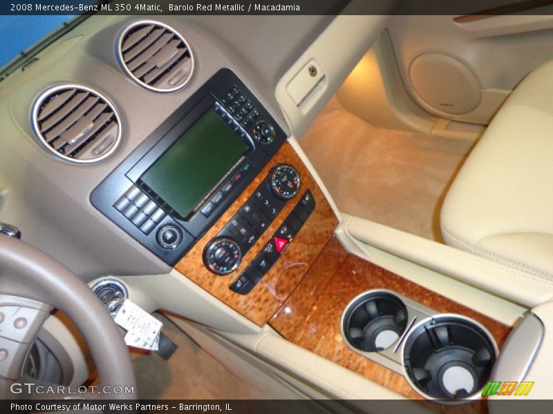 Barolo Red Metallic / Macadamia 2008 Mercedes-Benz ML 350 4Matic