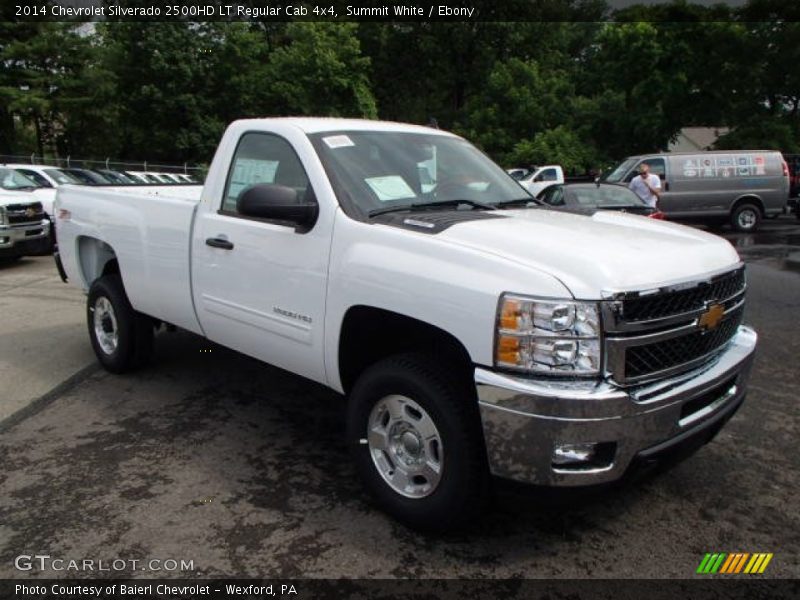 Summit White / Ebony 2014 Chevrolet Silverado 2500HD LT Regular Cab 4x4