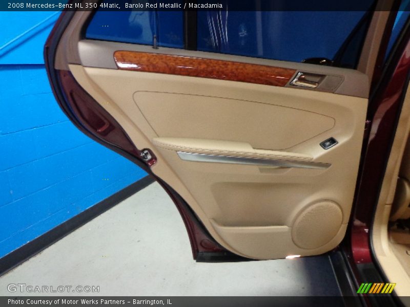Barolo Red Metallic / Macadamia 2008 Mercedes-Benz ML 350 4Matic
