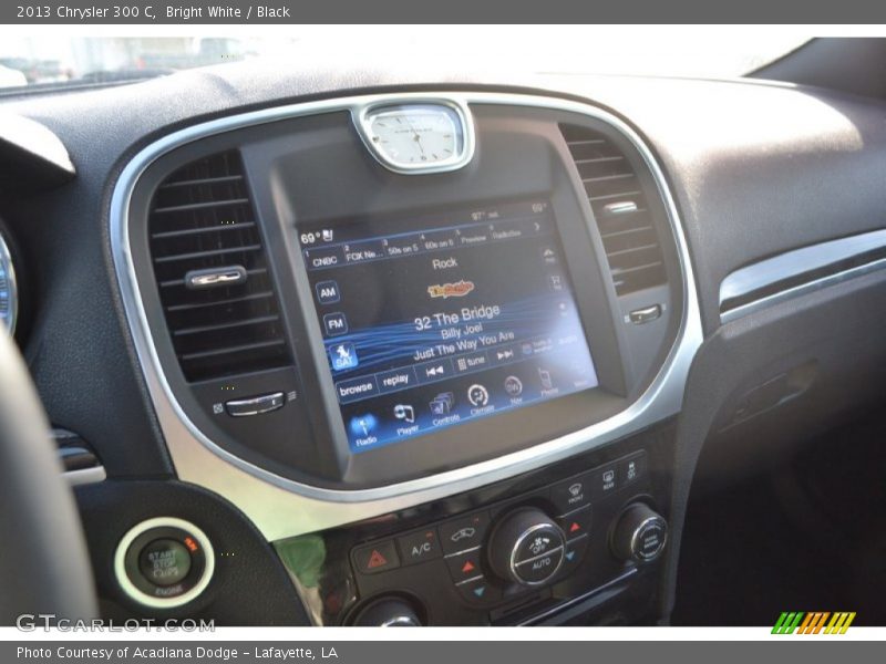 Bright White / Black 2013 Chrysler 300 C