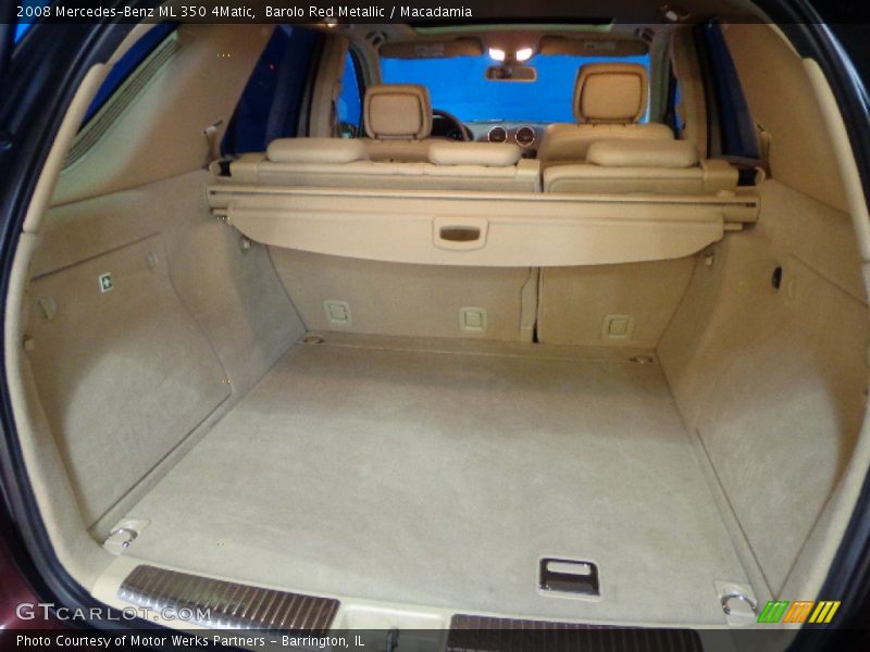 Barolo Red Metallic / Macadamia 2008 Mercedes-Benz ML 350 4Matic